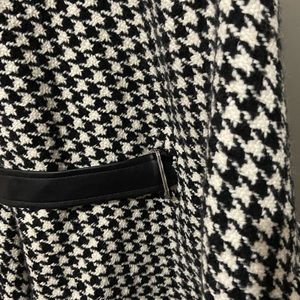 Black and White Sandro Poncho.